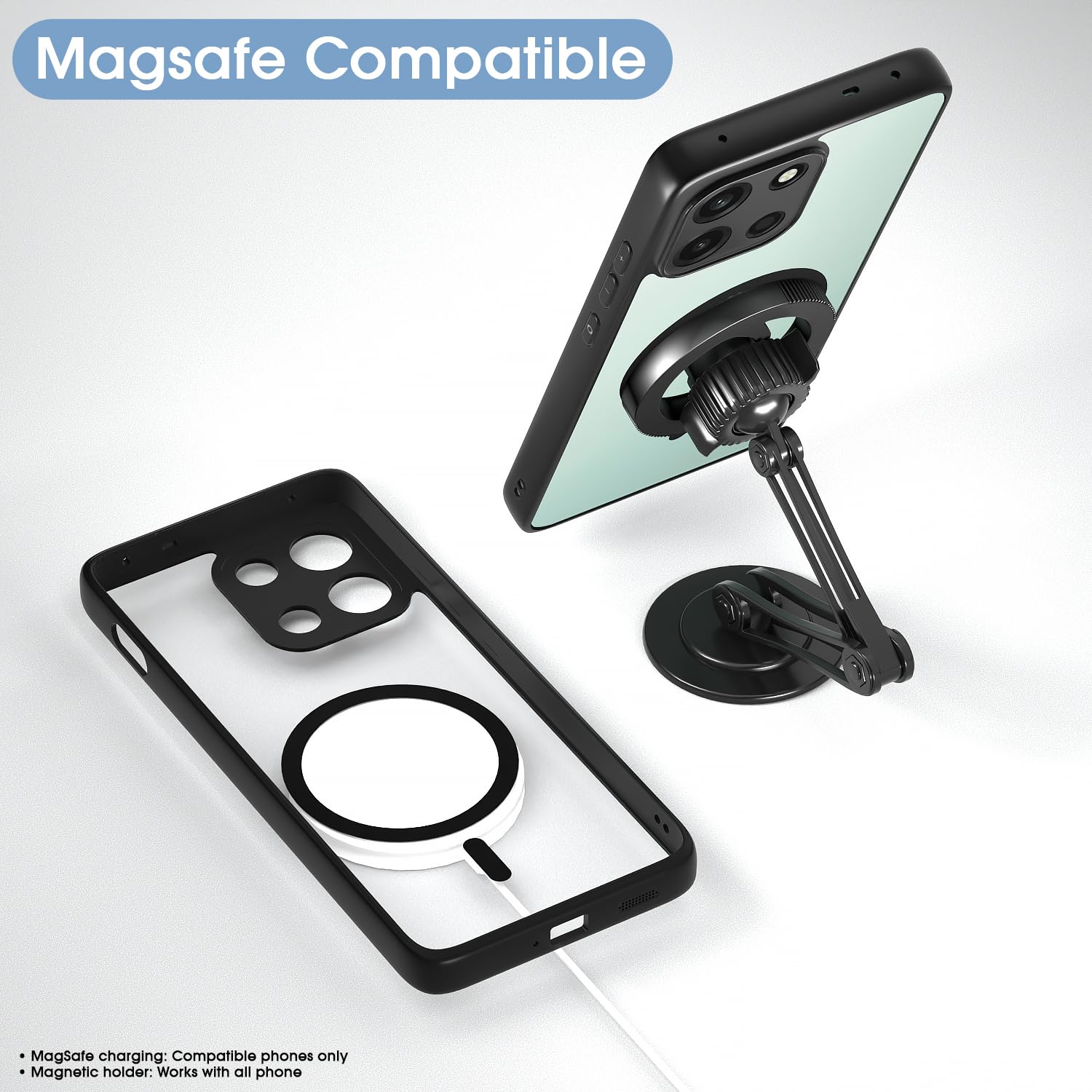 Black mag-safe MagSafe phone cover for OnePlus Nord 6 5G – Pikkme – photo 7