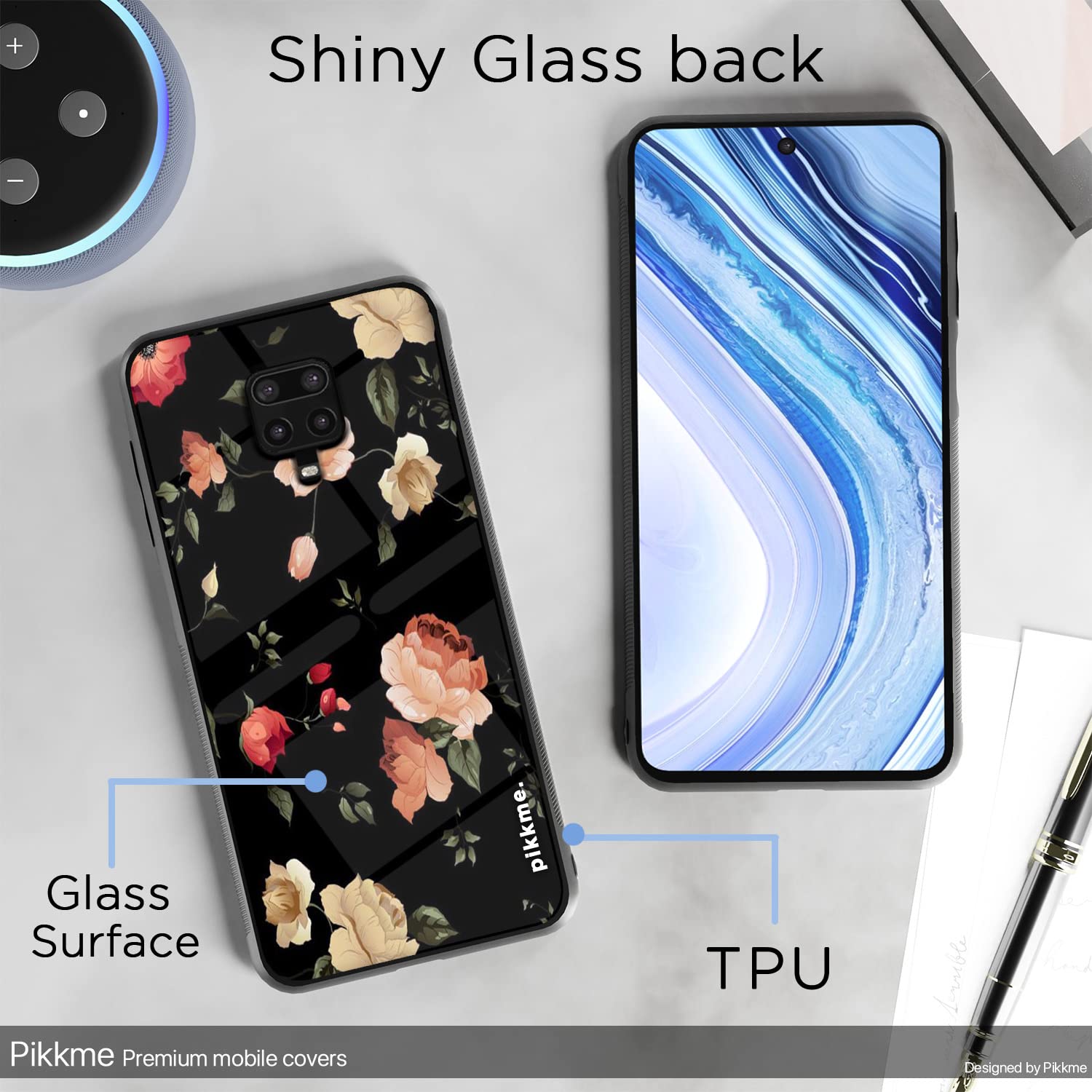 Pikkme Flower mobile cover for Redmi Note 9 Pro/Note 9 Pro Max/Note 10 Lite – photo 3