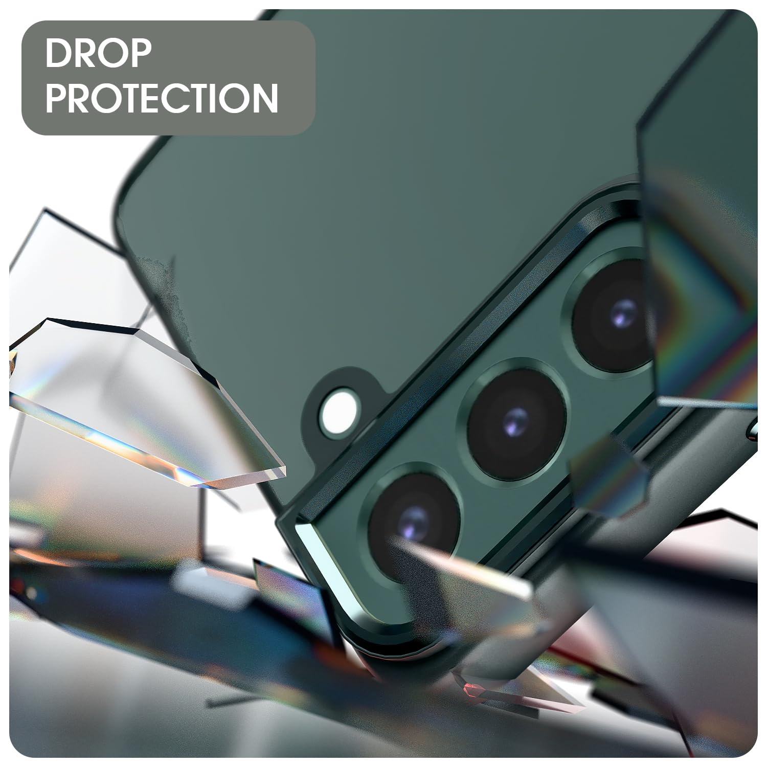 Pikkme Samsung S22 Plus 5G Chrome dark green mobile cover – photo 5