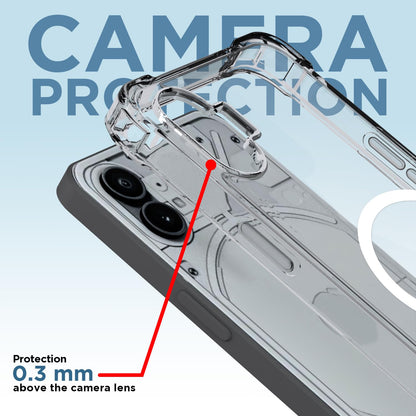 Transparent mag-safe MagSafe mobile back cover for Nothing Phone 1 – Pikkme – photo 5
