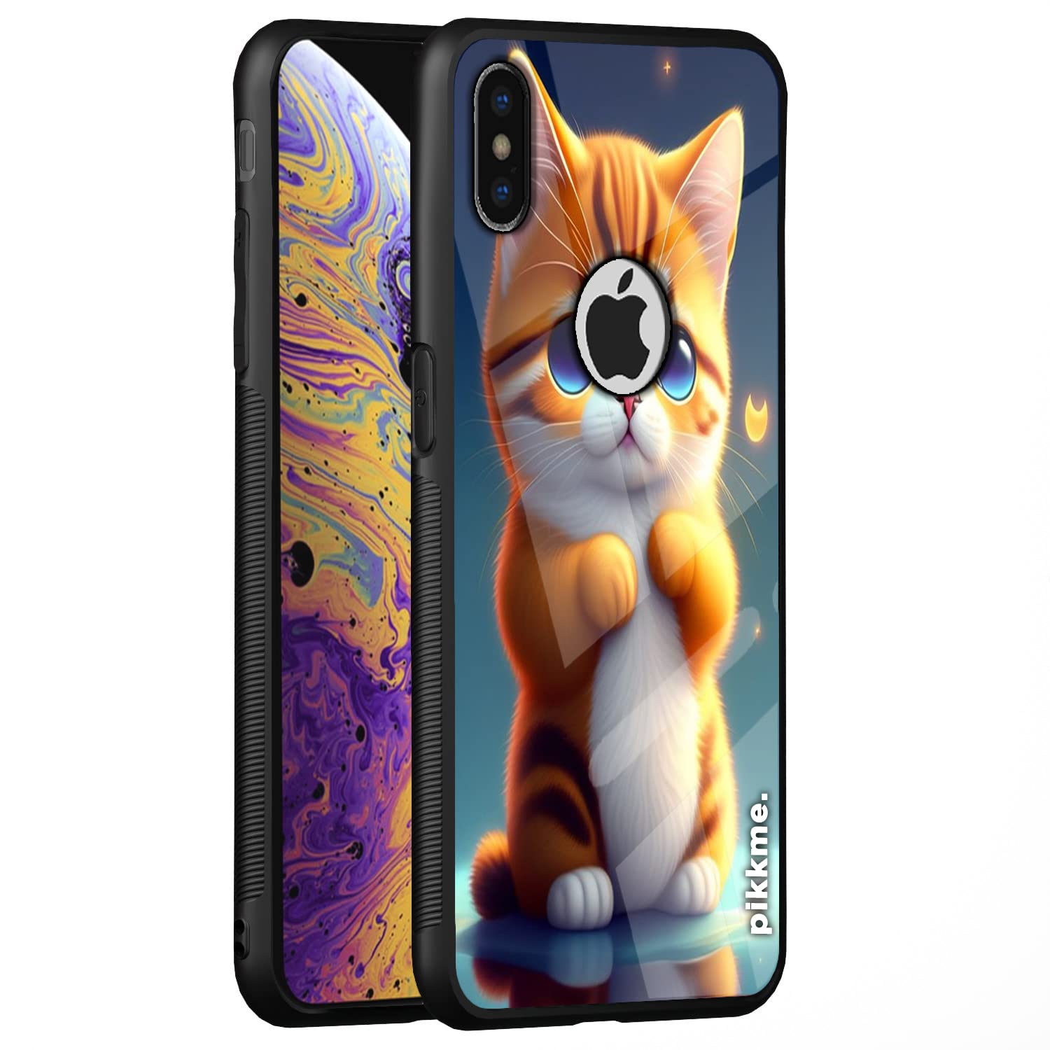 Pikkme iPhone X/XS Cat back cover