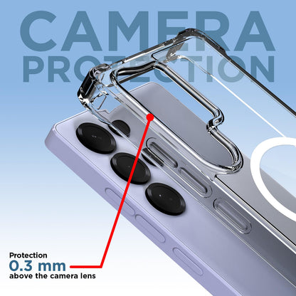 Pikkme transparent mag-safe MagSafe mobile back cover for Samsung S25 Ultra 5G – photo 5