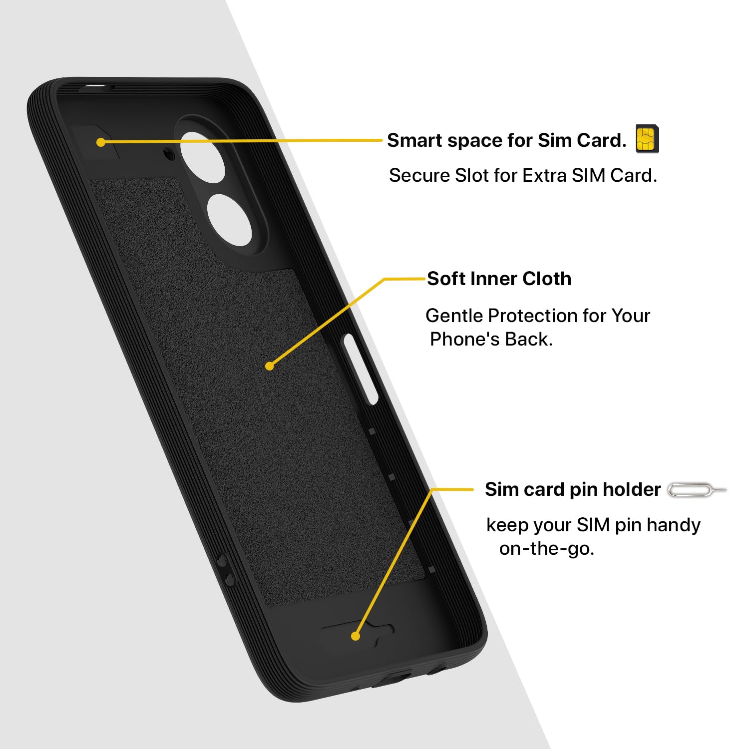 Black Silicone phone cover for Redmi A7 – Pikkme – photo 6
