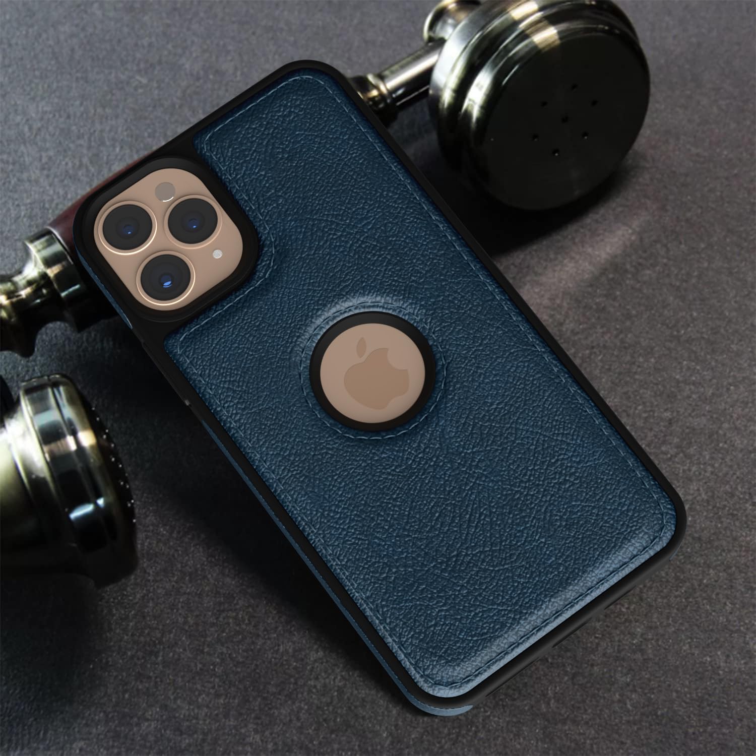 Pikkme iPhone 11 Pro Flexible Pu Leather Back Cover | Blue