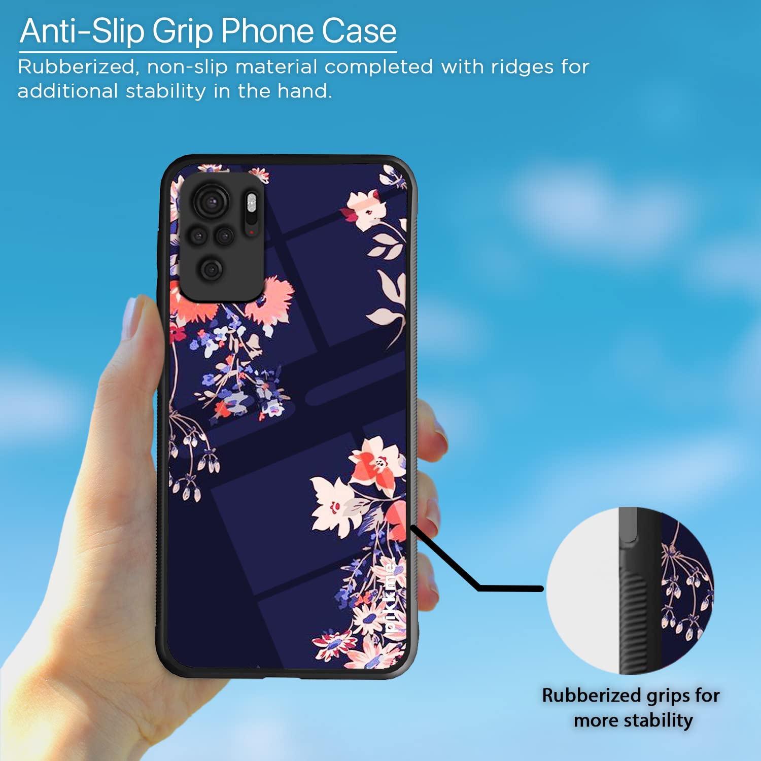 Redmi Note 10/Note 10s Flower mobile back cover by Pikkme – photo 5