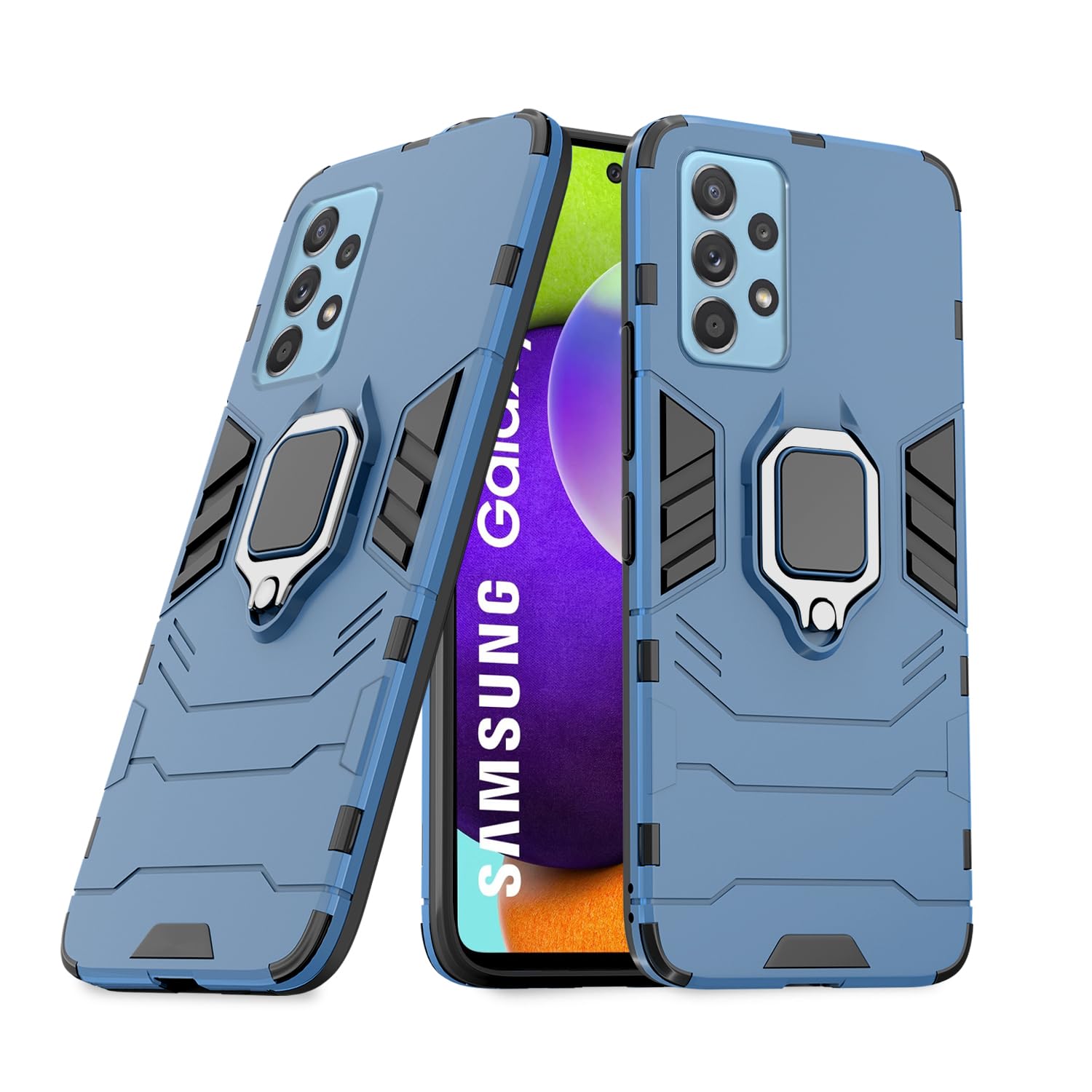  Samsung Galaxy A52 / Samsung Galaxy A52s D5 Tough Armor Back Cover - Blue