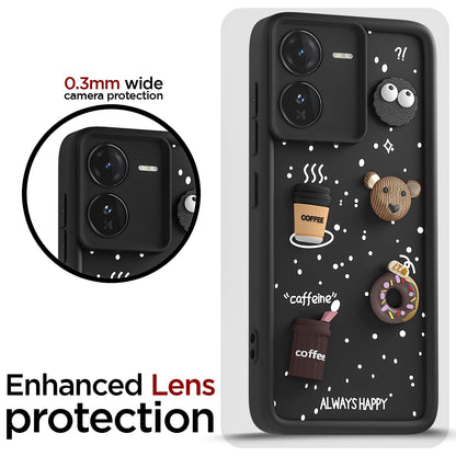 Black mobile back cover for iQOO Z9 5G/3D – Pikkme – photo 5
