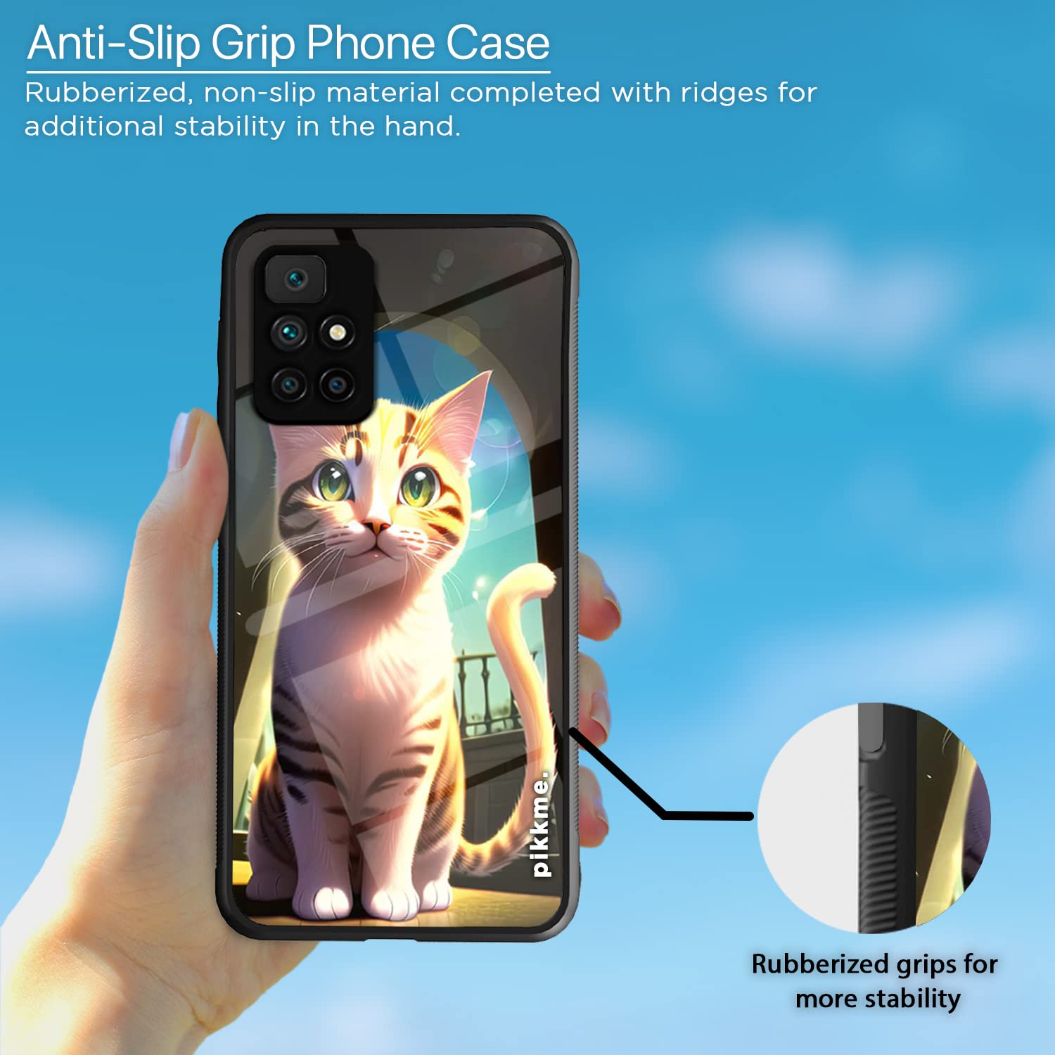Pikkme Redmi 10 Prime Cat back cover – photo 5