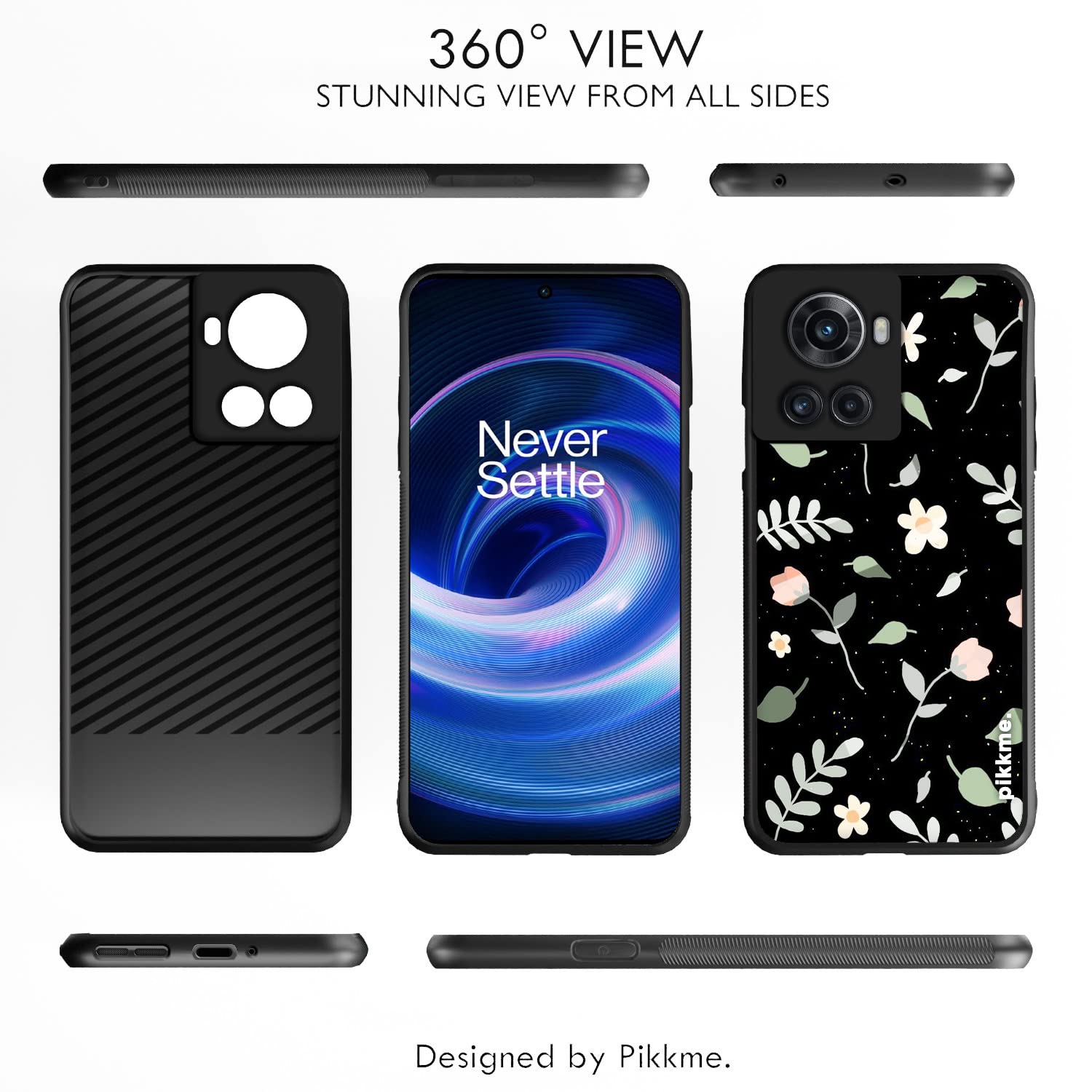 Pikkme Flower mobile cover for OnePlus 10R – photo 2
