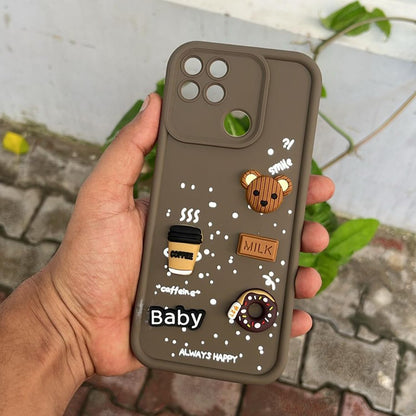 Realme Narzo 50A phone cover in brown by Pikkme – photo 7