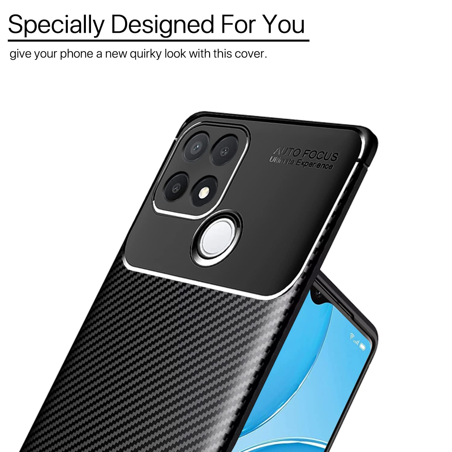 Pikkme Oppo A15/A15s Carbon black back cover – photo 6