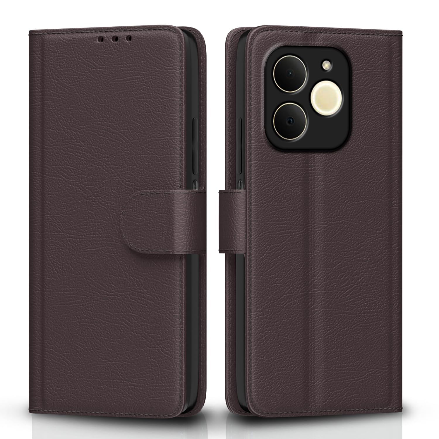 Pikkme Realme P4 Lite 4G Wallet coffee wallet flip cover