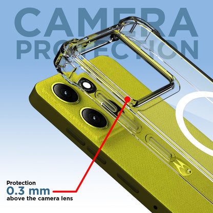 Moto G86 Power 5G MagSafe phone cover in transparent mag-safe by Pikkme – photo 5