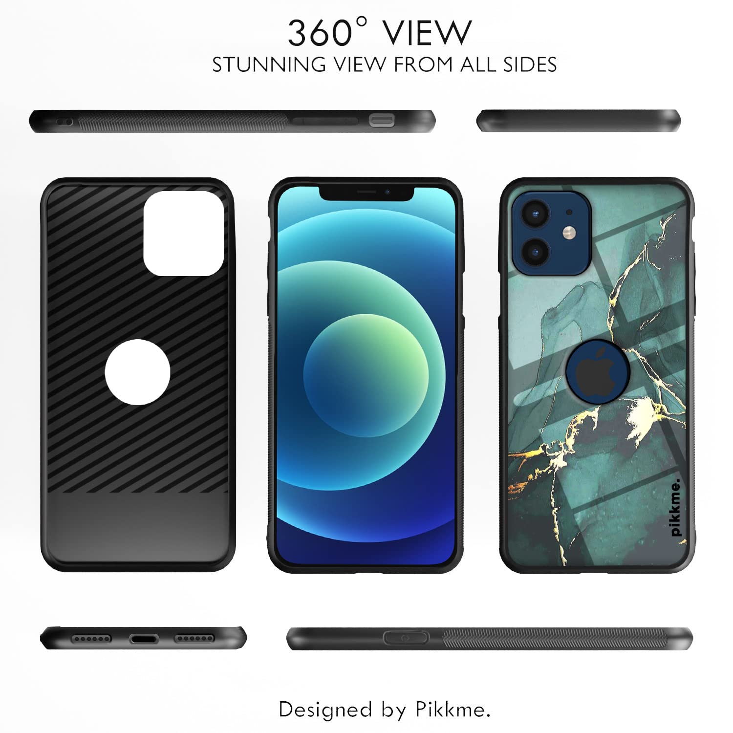 Pikkme Hybrid mobile back cover for iPhone 12 Mini – photo 2