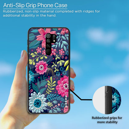 Redmi 9 Prime Flower back cover by Pikkme – photo 5