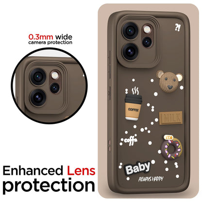Pikkme brown phone cover for Oppo Reno 15 Pro Mini 5G/3D – photo 5