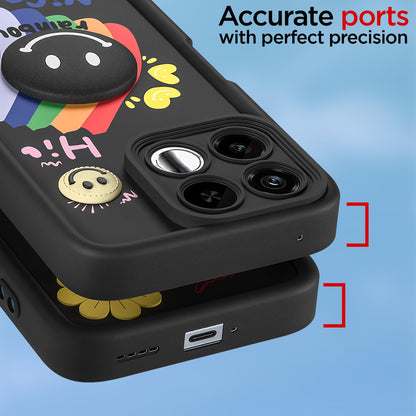 Black mobile back cover for Realme 16T 5G – Pikkme – photo 4