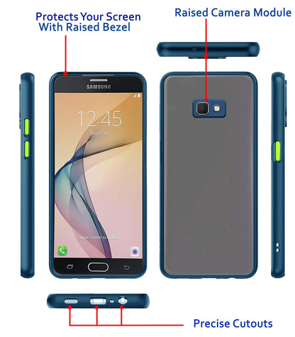 Pikkme blue Matte mobile cover for Samsung J7 Prime – photo 3