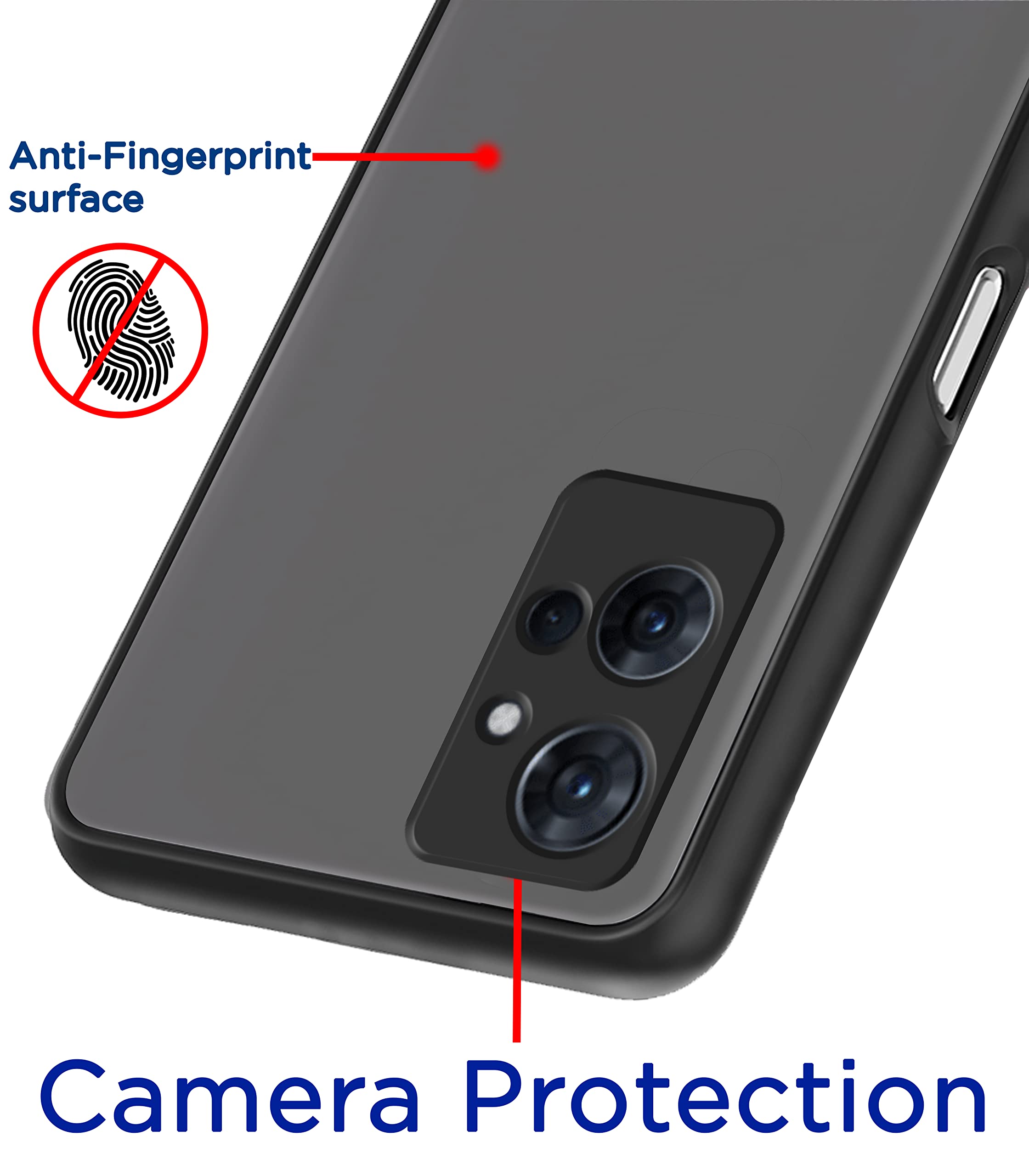 Black back cover for Realme 9i – Pikkme – photo 2