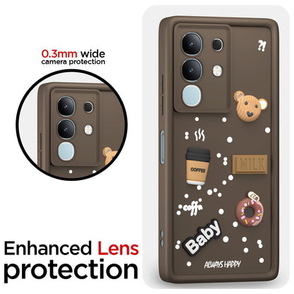 Pikkme brown mobile cover for Vivo T4x/iQOO Z10x/Y31 Pro 5G – photo 5