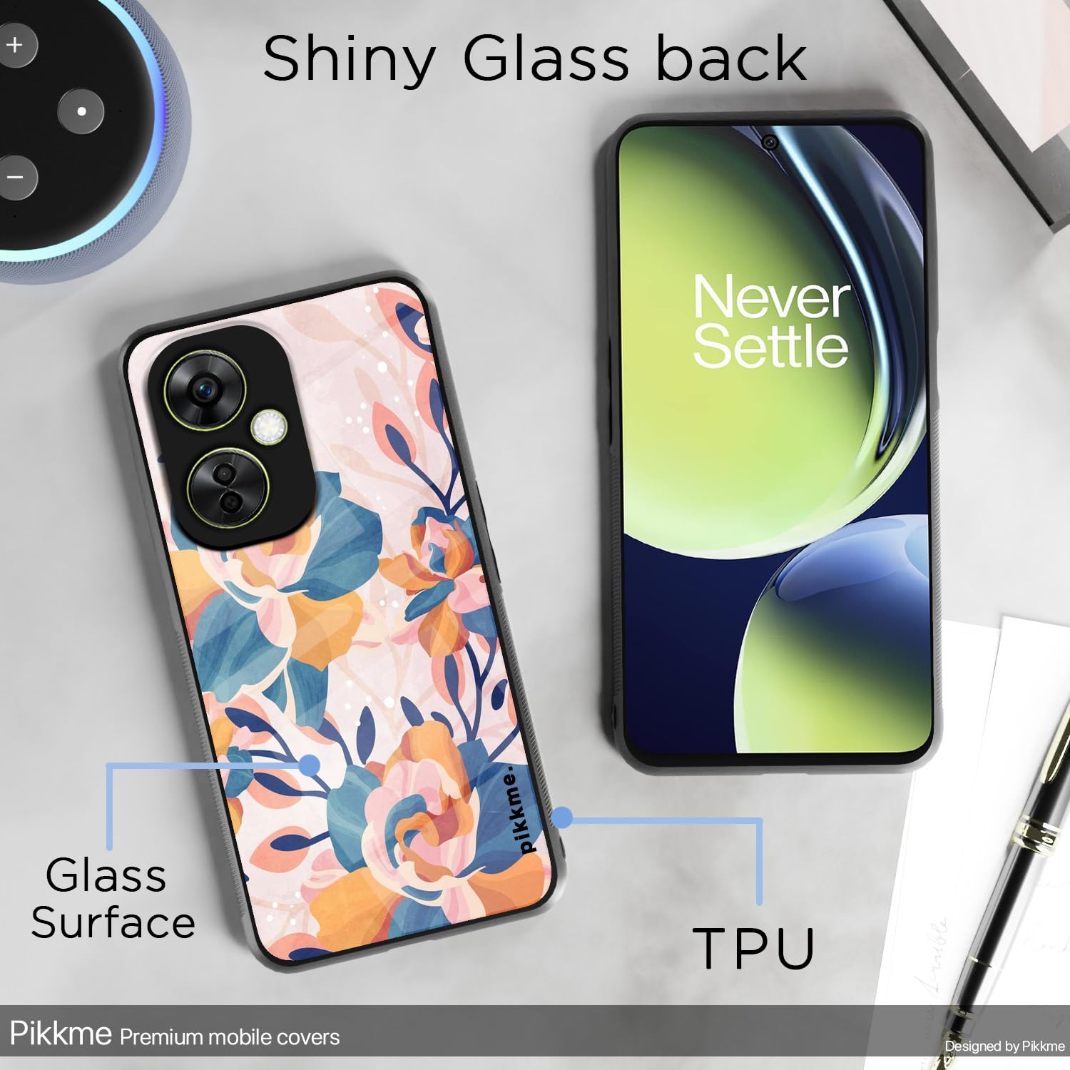 Pikkme Flower mobile back cover for OnePlus Nord CE 3 Lite 5G – photo 3