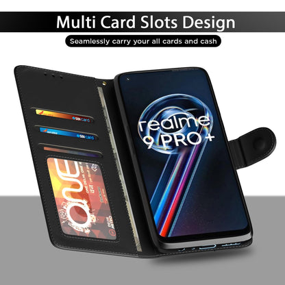 Pikkme Realme 9 Pro Plus 5G Wallet black mobile flip cover – photo 5