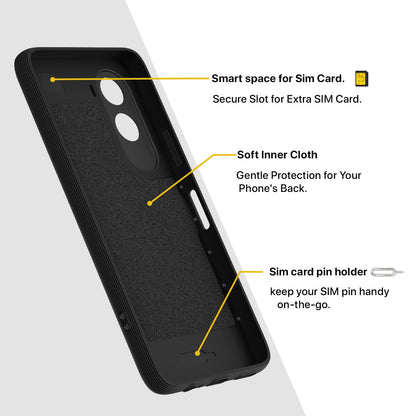 Pikkme Redmi A7 Pro/Poco C85x 5G Silicone black mobile cover – photo 6
