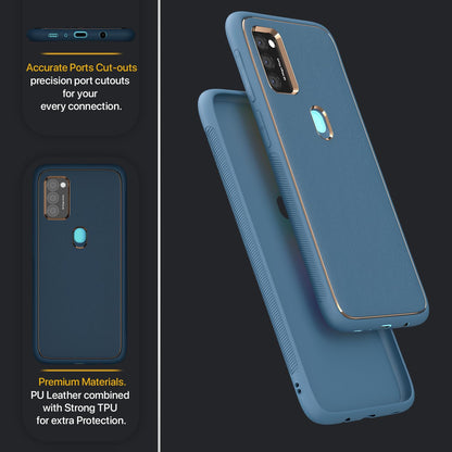 Blue Chrome back cover for Samsung M30s/M21/M21 2021 – Pikkme – photo 2