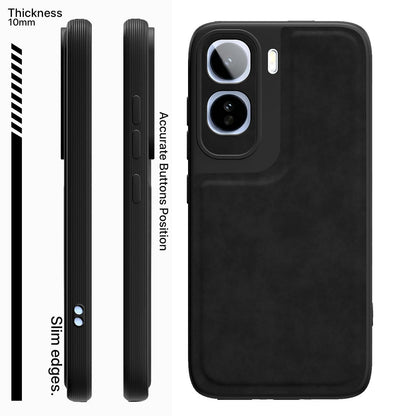 Pikkme Vivo T5 Pro 5G Leather black mobile back cover – photo 3