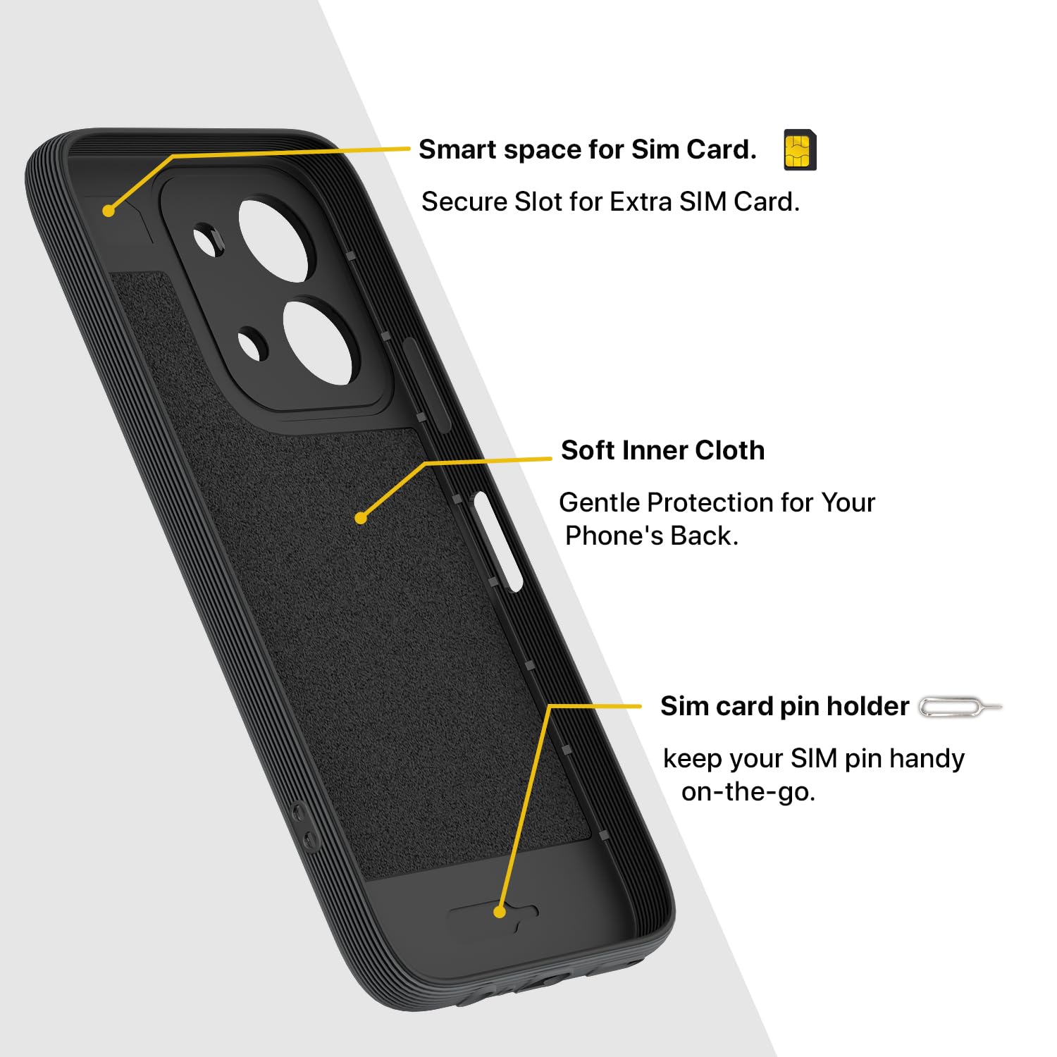 Pikkme grey Silicone phone cover for Redmi 15C 5G – photo 6