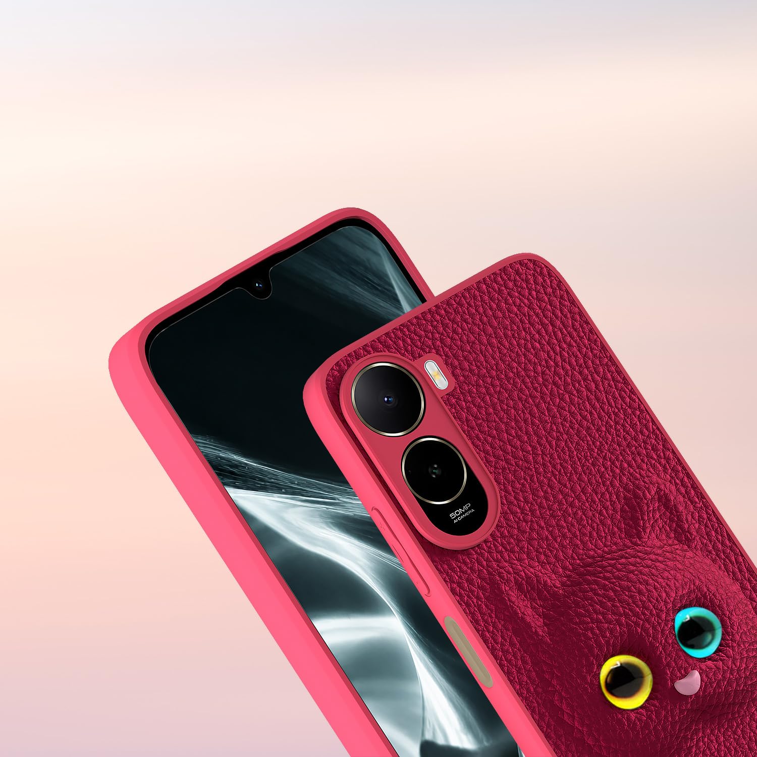 Pikkme pink Kitty mobile back cover for Redmi A7 Pro/Poco C85x 5G/C81 – photo 7
