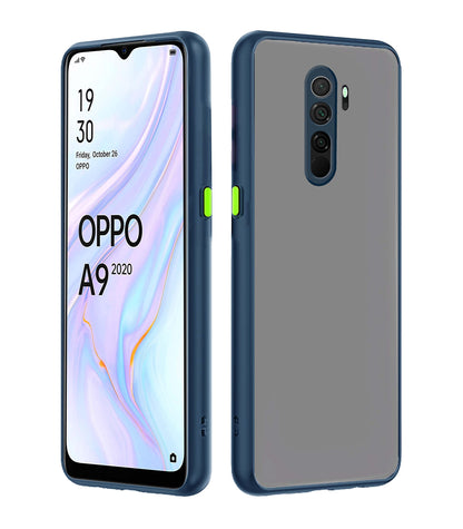 Pikkme blue Hybrid mobile cover for Oppo A5 2020/A9 2020