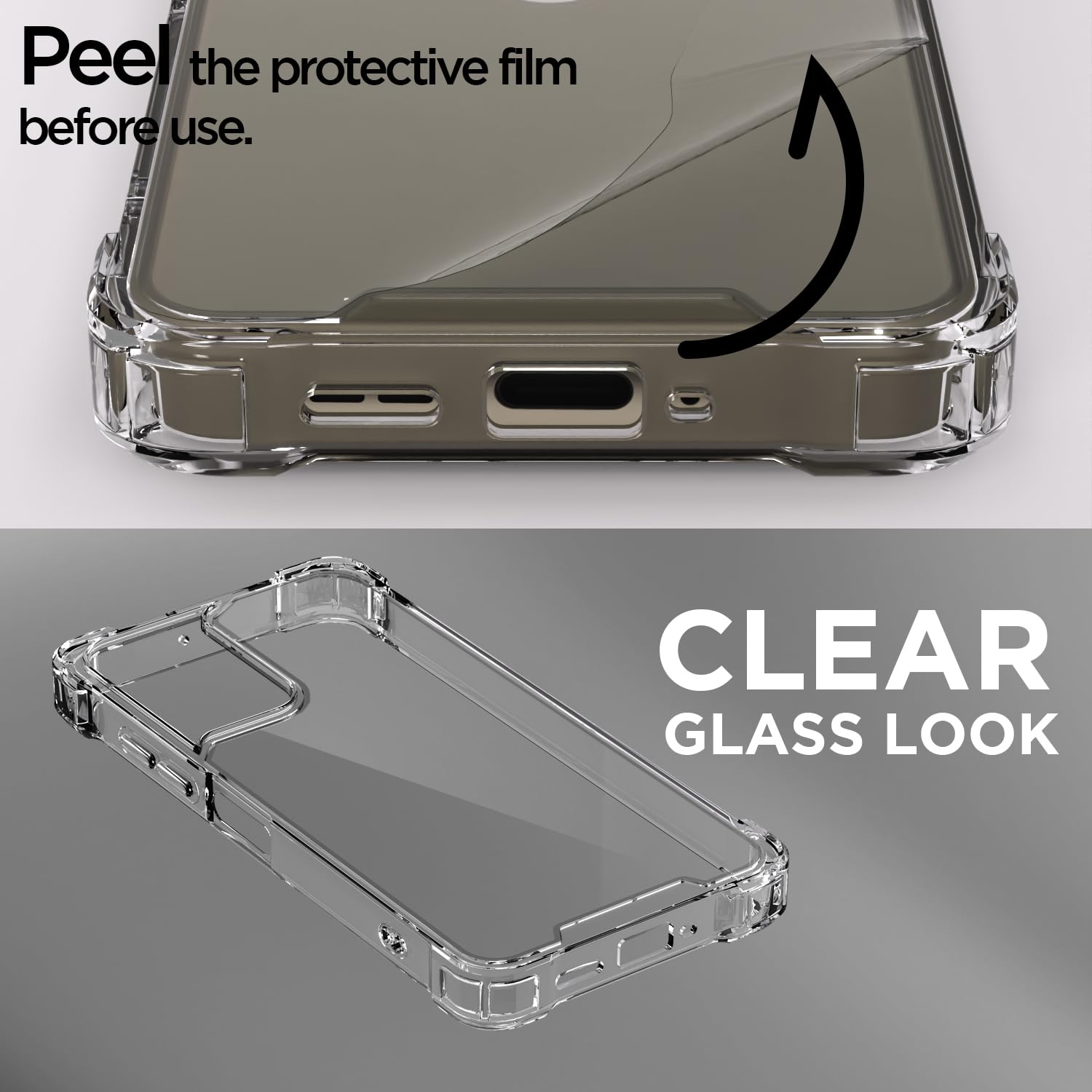 Moto G06 Power phone cover in transparent by Pikkme – photo 3