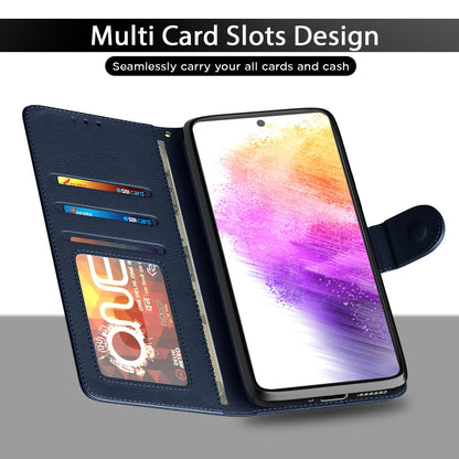 Samsung A73 5G flip cover in blue by Pikkme – photo 5