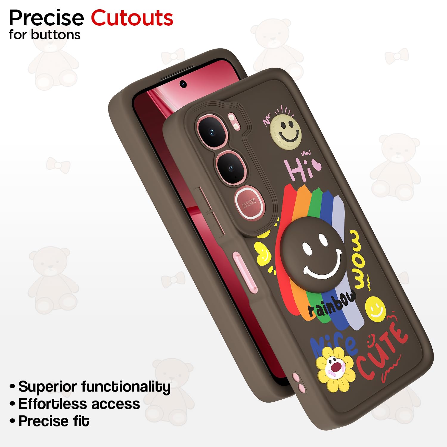 Pikkme Vivo Y31 5G brown phone cover – photo 6