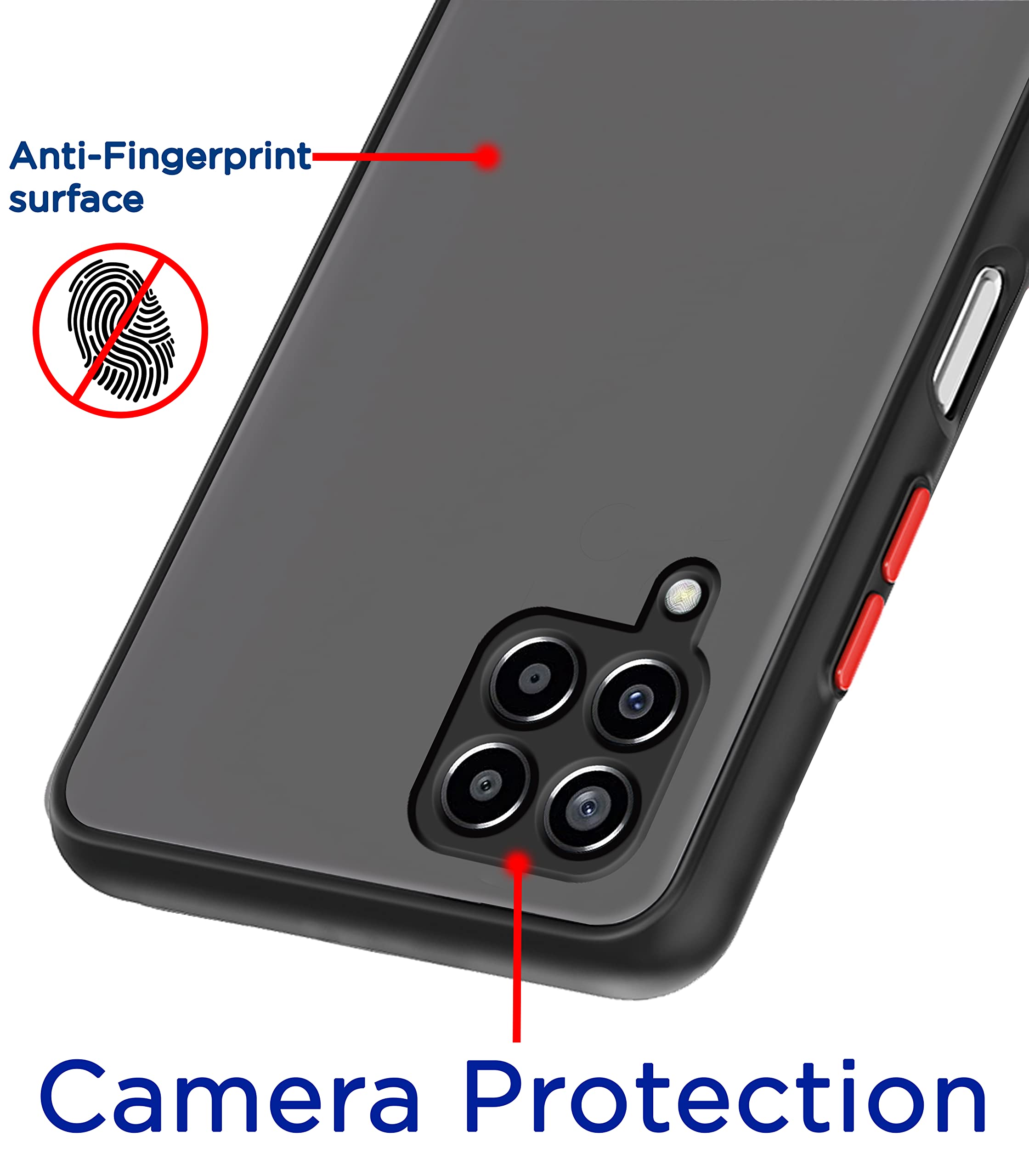 Pikkme black mobile back cover for Samsung M33 5G – photo 2