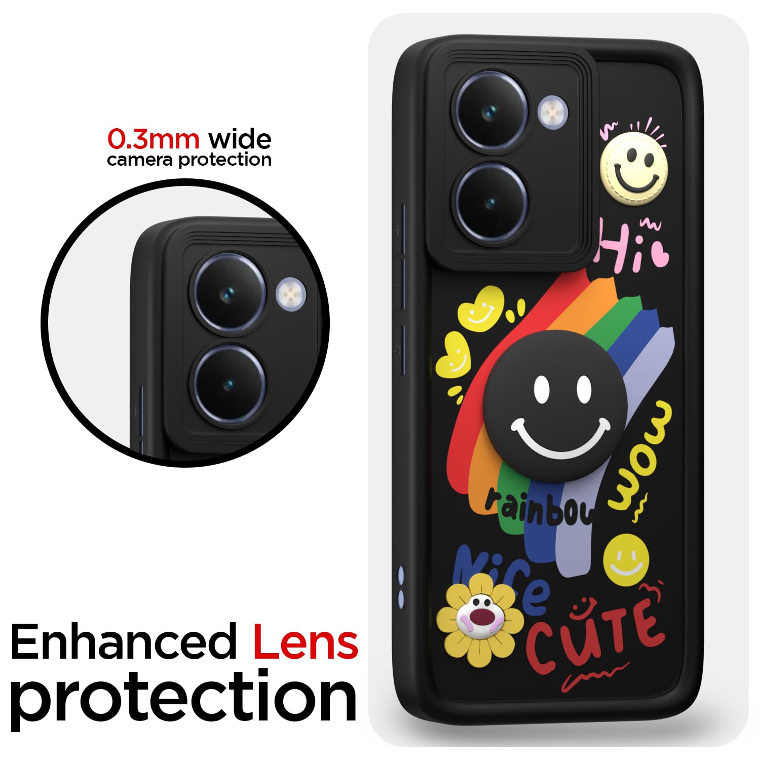 Pikkme black Soft Silicone phone cover for Realme P3 Ultra 5G – photo 5