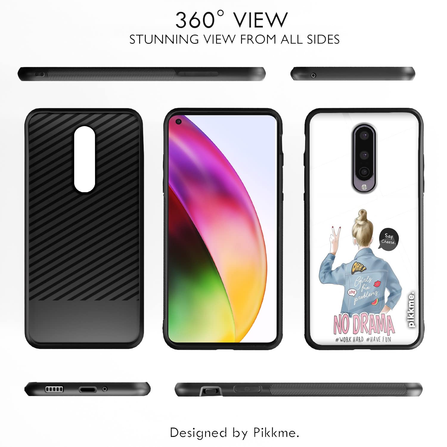 Pikkme OnePlus 8 Hybrid mobile back cover – photo 2