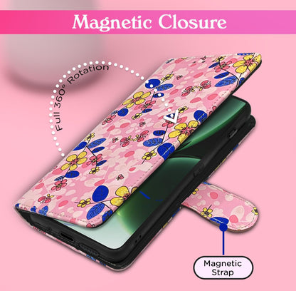 OnePlus Nord 3 5G wallet flip cover in pink flower by Pikkme – photo 2