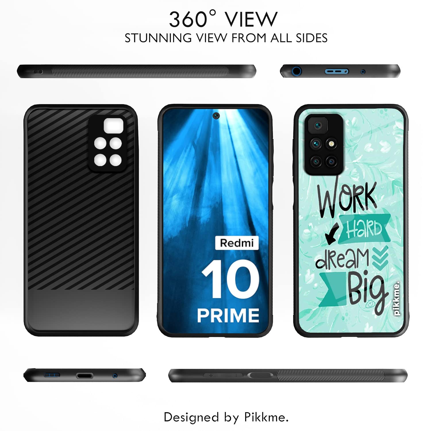 Pikkme Hybrid mobile back cover for Redmi 10 Prime – photo 2
