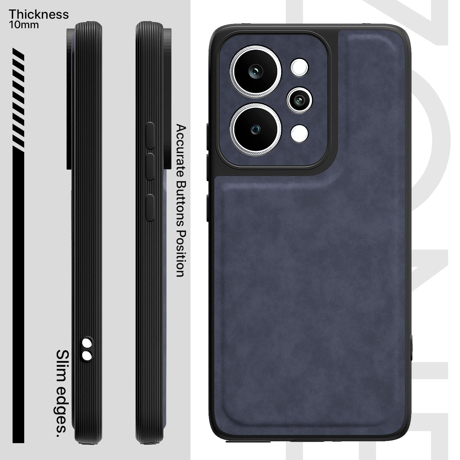 Realme P4 Power 5G back cover in blue by Pikkme – photo 3
