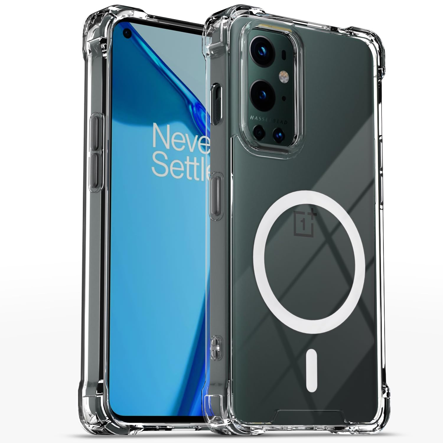 Transparent mag-safe MagSafe back cover for OnePlus 9 Pro – Pikkme