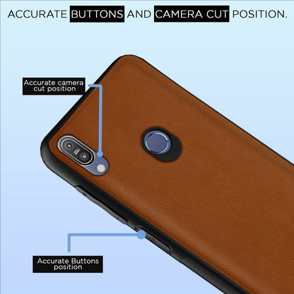 Asus Leather mobile back cover in camel by Pikkme – photo 6