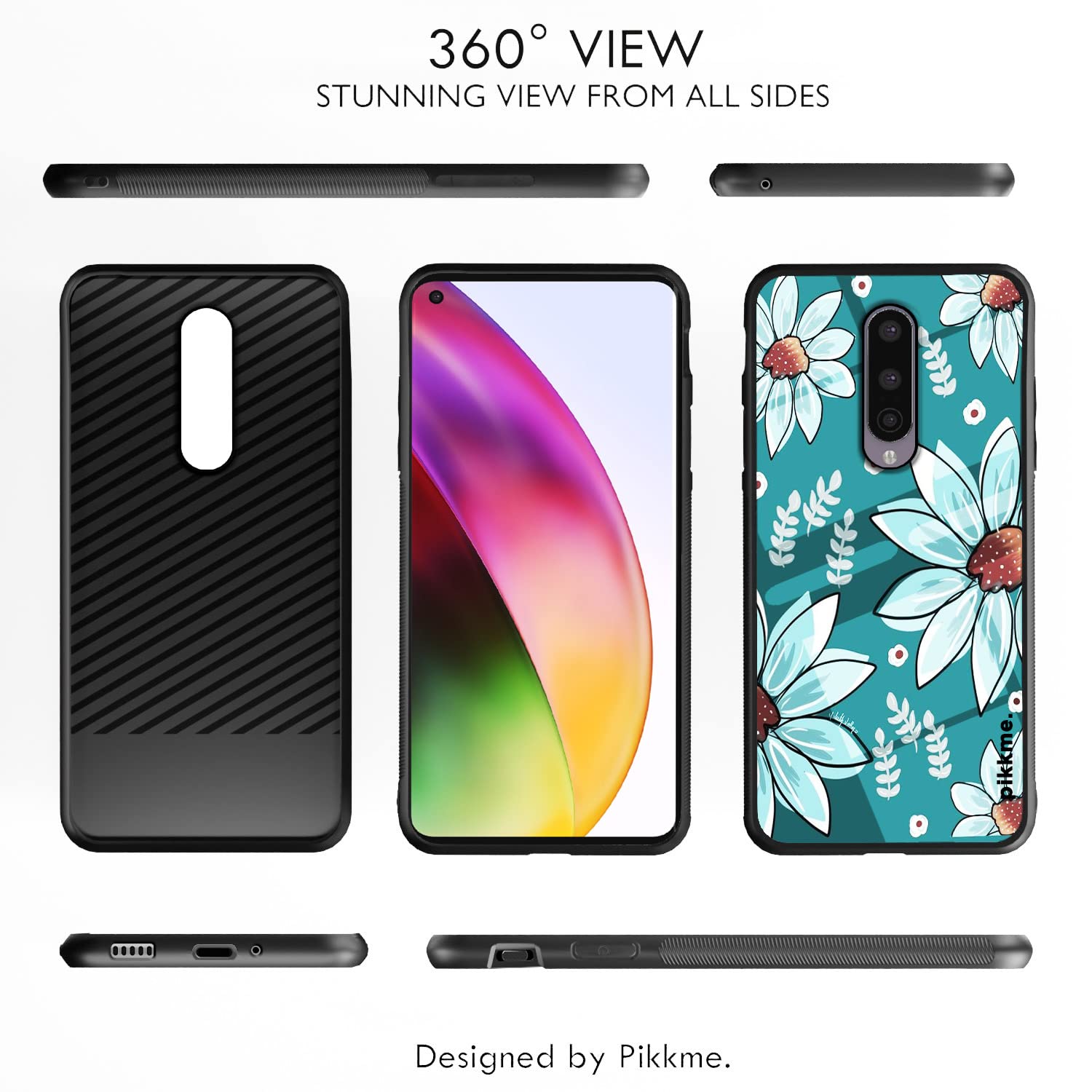 OnePlus 8 Flower mobile cover by Pikkme – photo 2