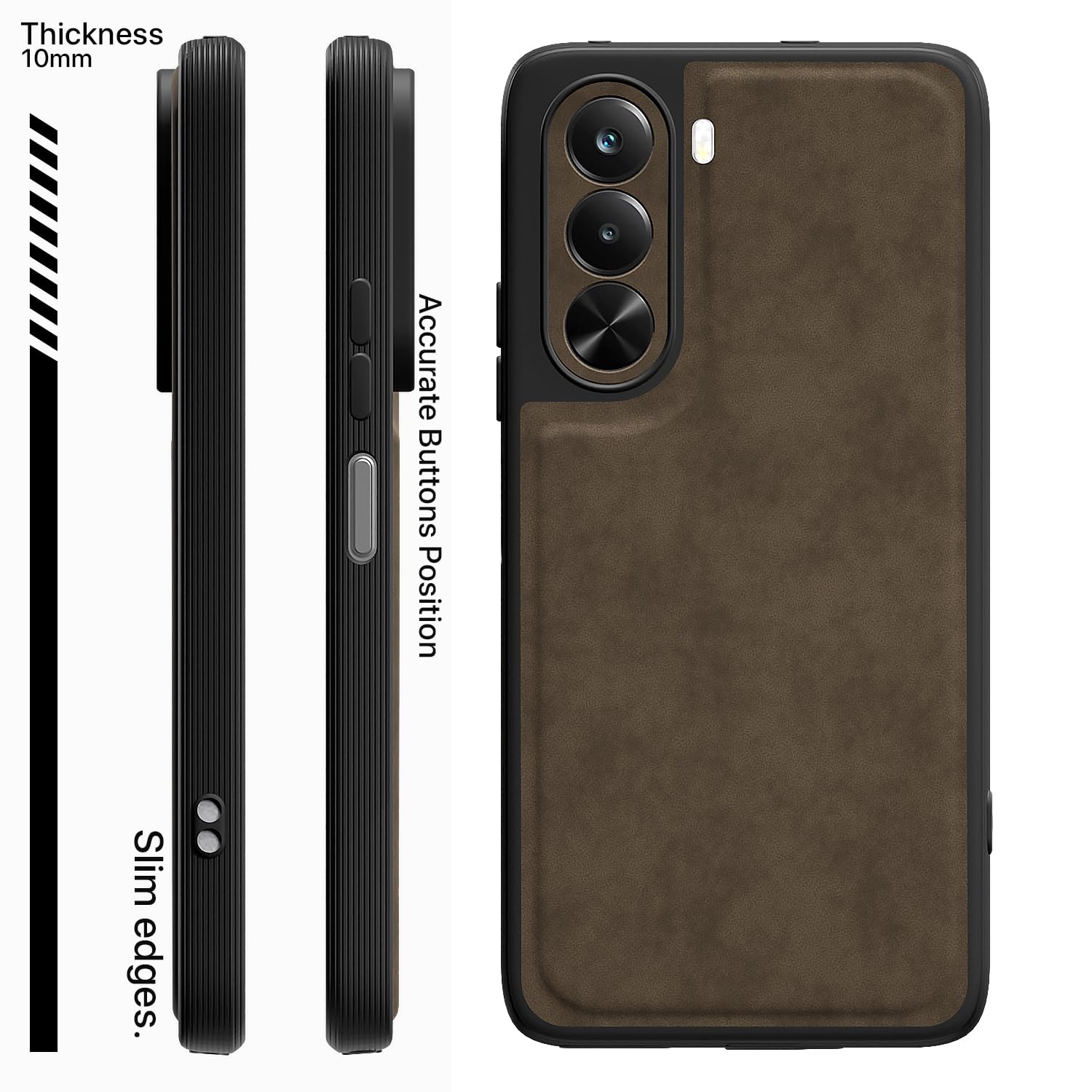 Pikkme Realme P4x 5G coffee mobile back cover – photo 3