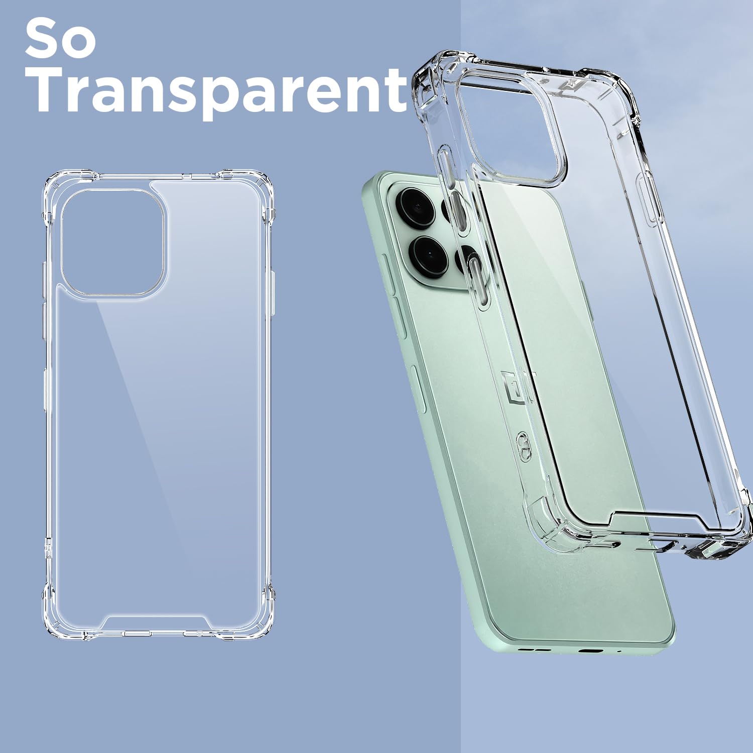OnePlus Nord 6 5G Clear phone cover in transparent by Pikkme – photo 2