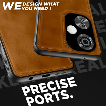 Pikkme OnePlus Nord CE 3 Lite 5G Leatherback Back Case | Brown