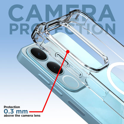Pikkme Vivo Y29/Y19s 5G transparent mag-safe mobile back cover – photo 5