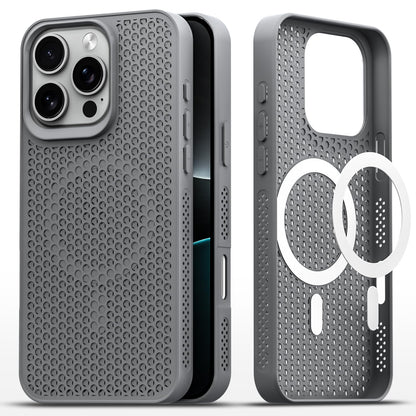 Grey MagSafe back cover for iPhone 16 Pro – Pikkme