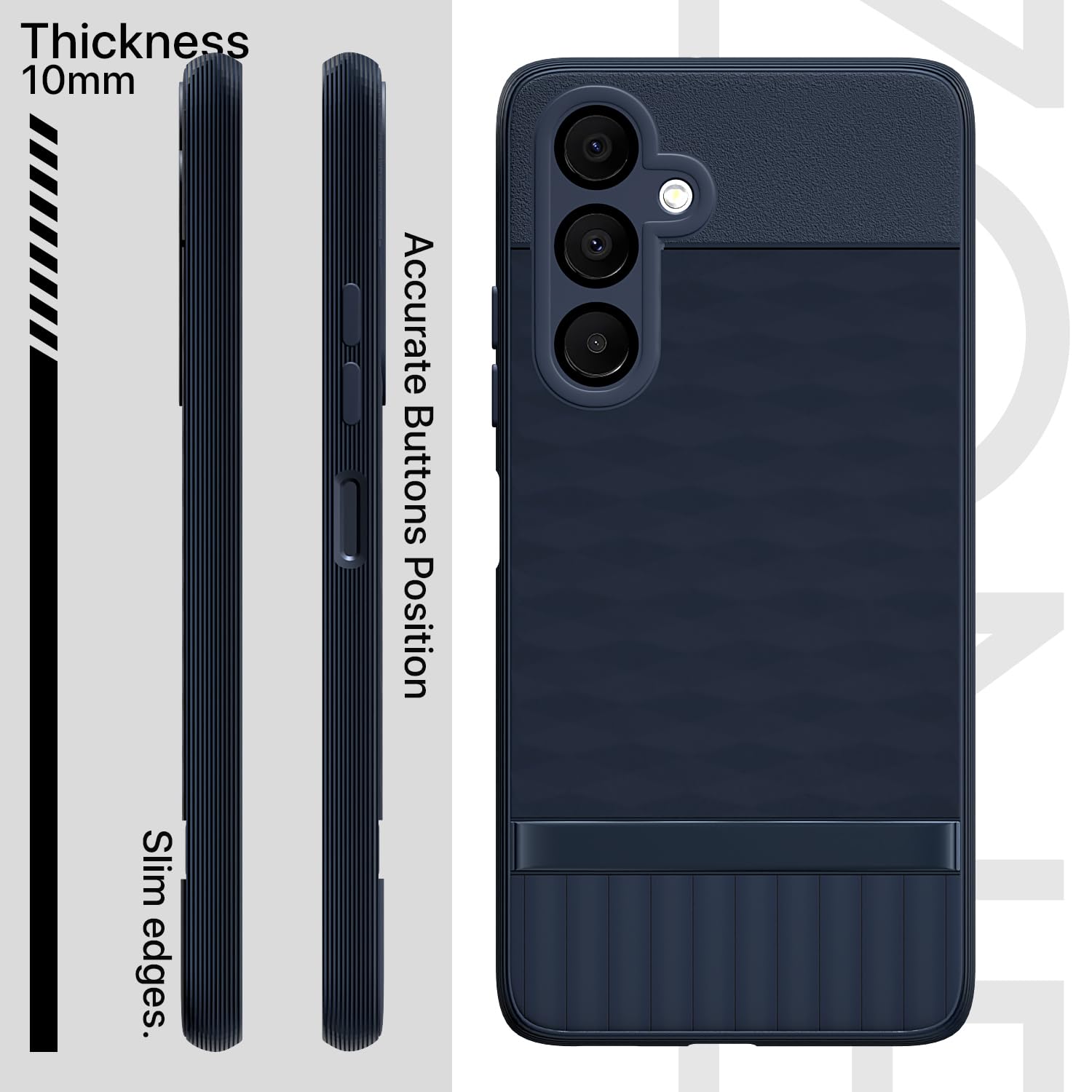 Pikkme Samsung Galaxy A16 5G  Gencase Back Cover (Blue)